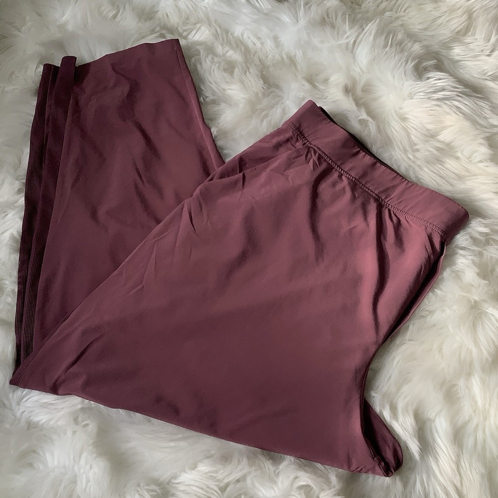 Athleta Women's Salutation Jogger Pants in Powervita in Flora Mauve Size 22 - Picture 4 of 16